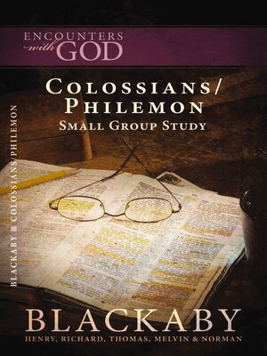 cover image of Colossians/Philemon